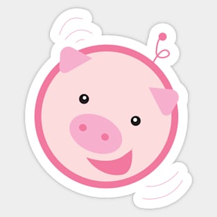 Picky Pinky Piggy Sticker